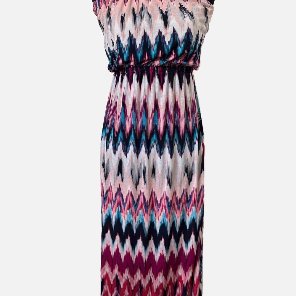 Printed off the shoulder dress in small